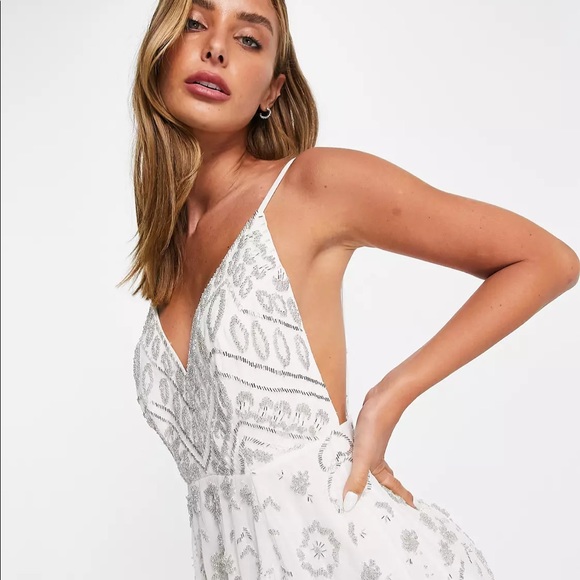 NWT ASOS Vintage Embellished Cami Dress - Picture 4 of 4